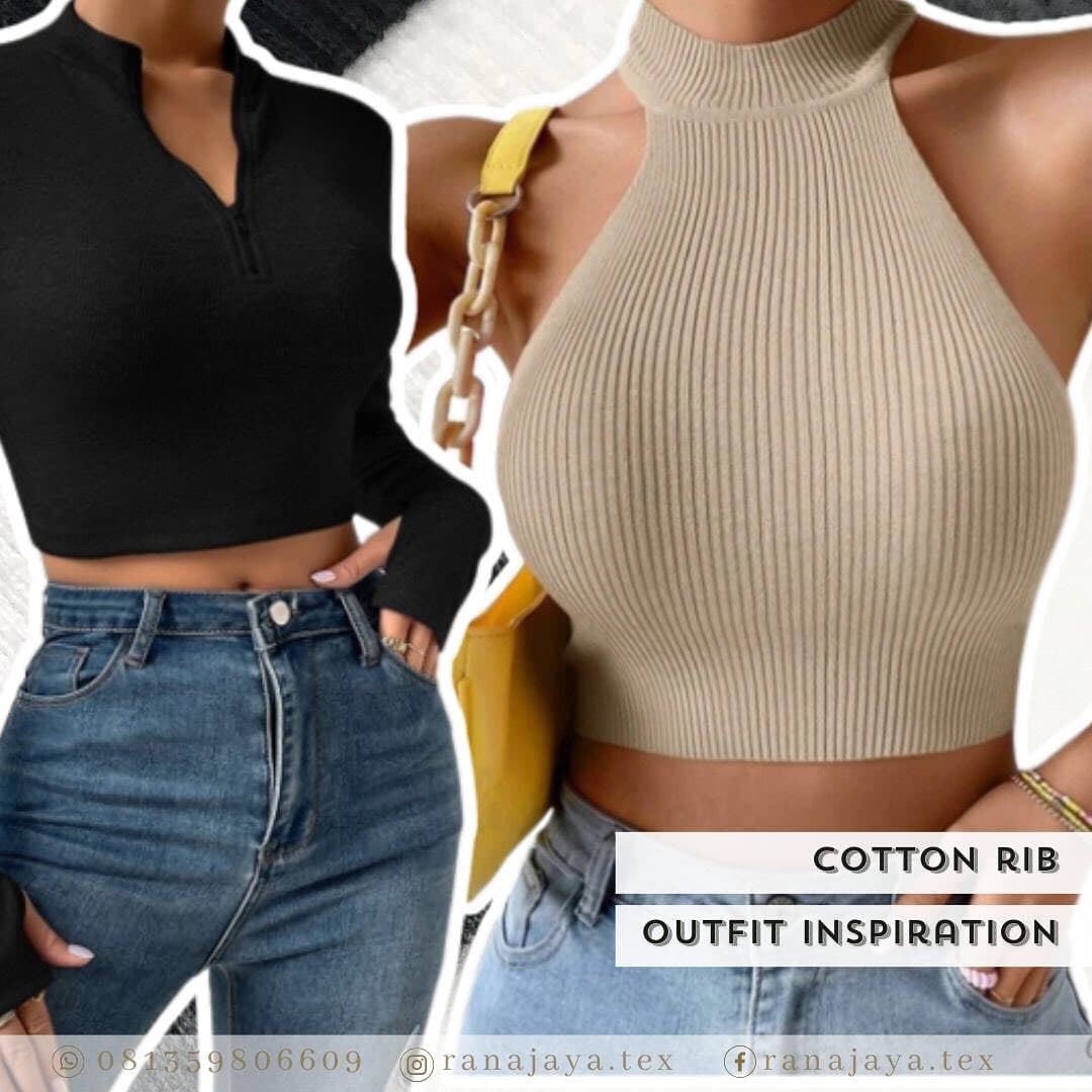 Atasan Cotton Rib
